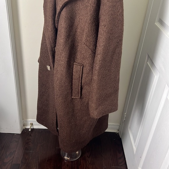 A MTL Wool Blend Plus Size Outerwear Trench Slouch Coat Size 5X - Picture 6 of 10